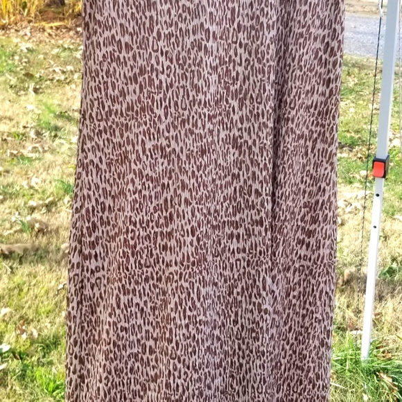 Leopard print maxi dress. Size small. Good Clothes. - Picture 1 of 9